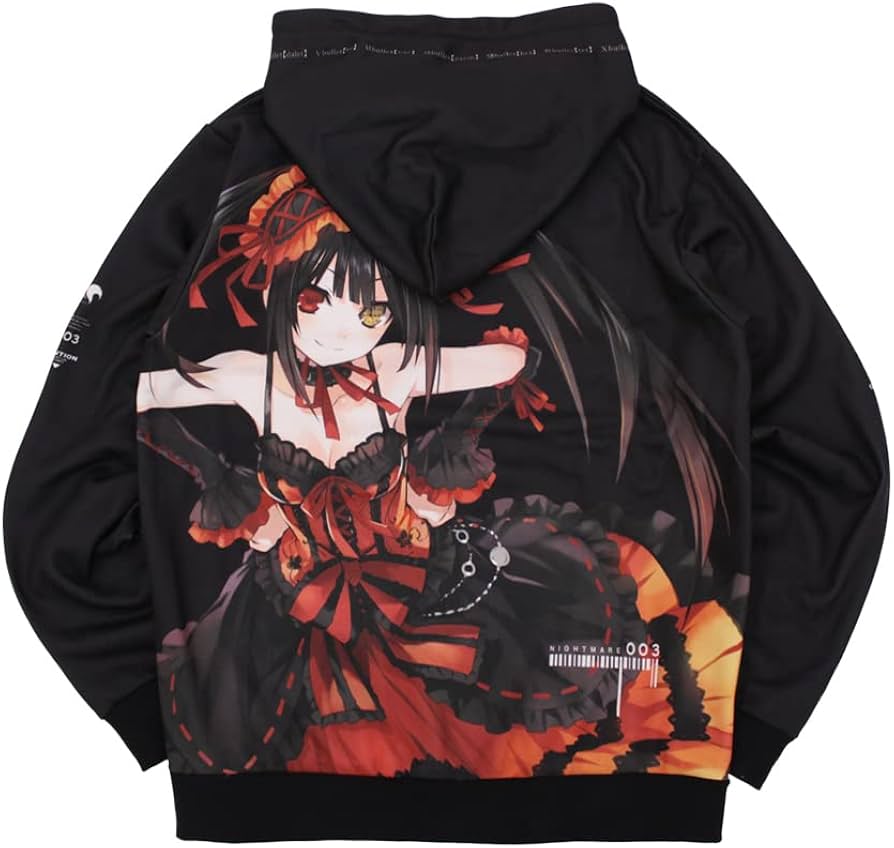 Amazon.co.jp: 限定＜ナイトメア＞時崎狂三 フルグラフィック裏起毛